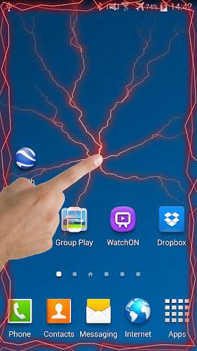 Play APK Electric Prank Live Wallpaper  and enjoy Electric Prank Live Wallpaper with UptoPlay com.cosmicmobile.lw.lightning