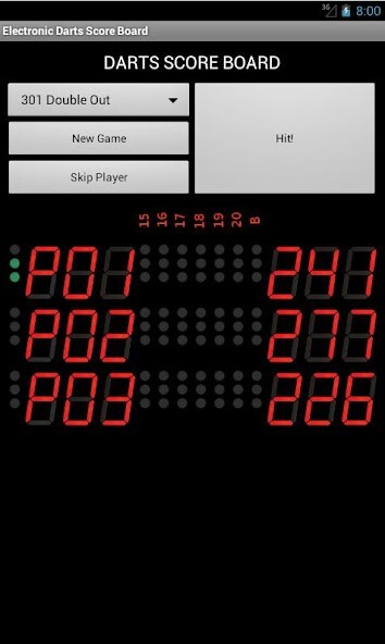 Play APK Electronic Darts Counter  and enjoy Electronic Darts Counter with UptoPlay ch.bluesky.dartCounter