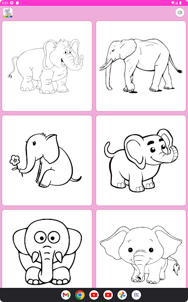 Play Elephant Coloring Book 