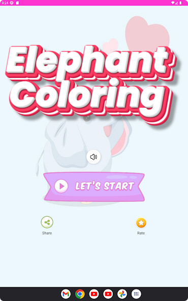 Play Elephant Coloring Book 