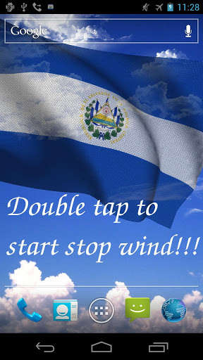 Play APK El Salvador Flag Live Wallpaper  and enjoy El Salvador Flag Live Wallpaper with UptoPlay com.app4joy.el_salvador_free