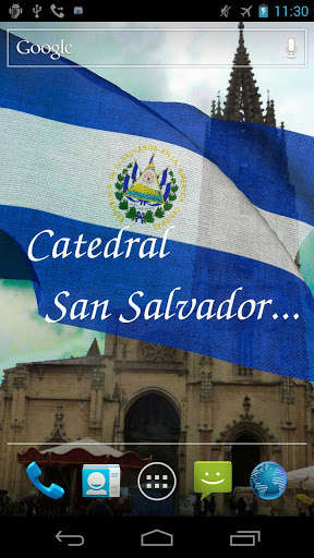 Play APK El Salvador Flag Live Wallpaper  and enjoy El Salvador Flag Live Wallpaper with UptoPlay com.app4joy.el_salvador_free