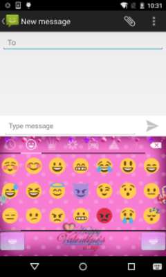 Play Emoji Keyboard - Lover Pink 
