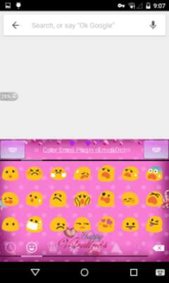 Play Emoji Keyboard - Lover Pink 