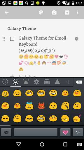 Play APK Emoji Keyboard Skin for Galaxy  and enjoy Emoji Keyboard Skin for Galaxy with UptoPlay emoji.keyboard.emoticonkeyboard