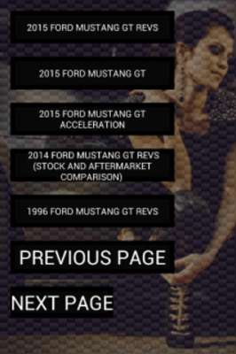 Play Engine sounds of Ford Mustang 