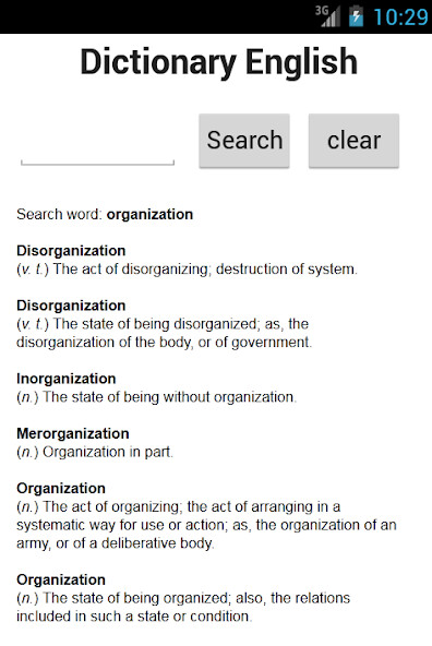 Play English Dictionary offline Play English Dictionary offline