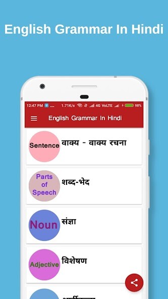 Play English Grammar in Hindi 