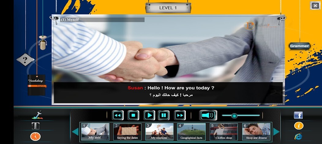 Play APK English Palace  and enjoy English Palace with UptoPlay air.mobilelearning.EL1