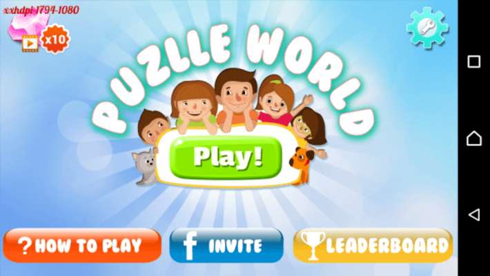 Play english puzzle world 
