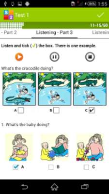 Play English Starters 2 - YLE Test 