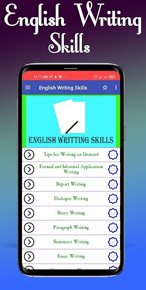 Play English Writing Skills 
