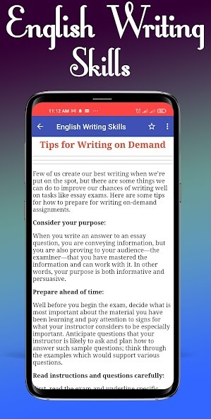 Play English Writing Skills 