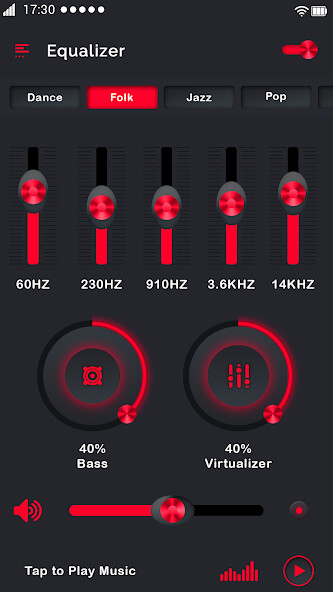 Play Equalizer, Bass Booster & Volume Booster - EQ  and enjoy Equalizer, Bass Booster & Volume Booster - EQ with UptoPlay