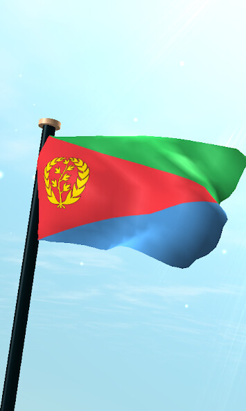 Play APK Eritrea Flag 3D Free Wallpaper  and enjoy Eritrea Flag 3D Free Wallpaper with UptoPlay com.ilikemycountry.er_flagfree