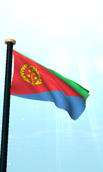 Play APK Eritrea Flag 3D Free Wallpaper  and enjoy Eritrea Flag 3D Free Wallpaper with UptoPlay com.ilikemycountry.er_flagfree