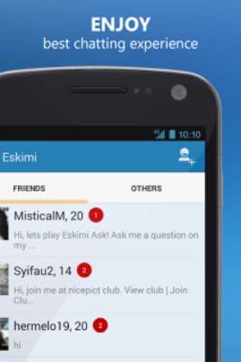 Play Eskimi. Meet People, Chat, Fun 