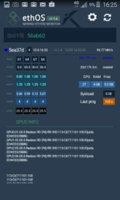 Play ethOS - Mining System Monitor 