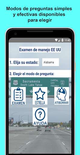 Play APK Examen de Manejo EE UU 2021  and enjoy Examen de Manejo EE UU 2021 with UptoPlay com.bubblingiso.USDrivingTestSpanish