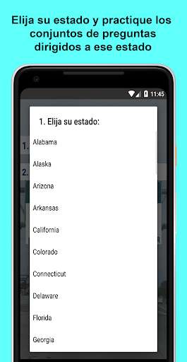 Play APK Examen de Manejo EE UU 2021  and enjoy Examen de Manejo EE UU 2021 with UptoPlay com.bubblingiso.USDrivingTestSpanish