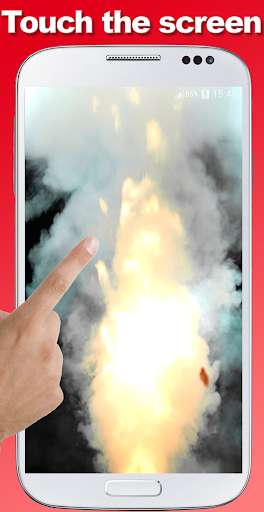 Play APK Explosion screen simulator prank  and enjoy Explosion screen simulator prank with UptoPlay com.cosmicmobile.lw.explosionscreen