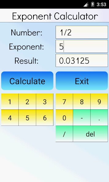 Play Exponent Calculator 