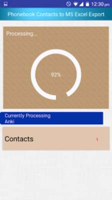 Play Export Phone Contacts to Excel Play Export Phone Contacts to Excel