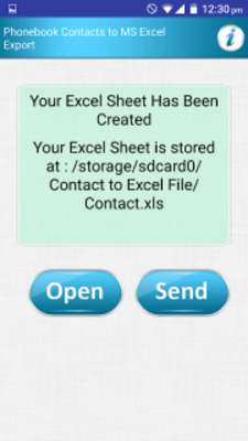 Play Export Phone Contacts to Excel Play Export Phone Contacts to Excel