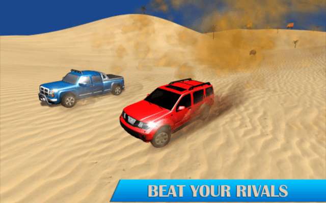 Play Extreme desert jeep Driving 