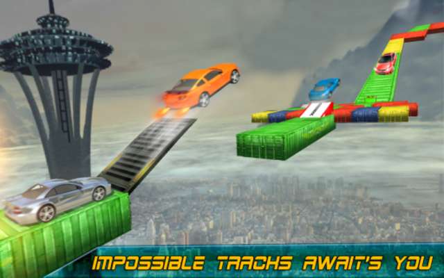 Play Extreme Impossible Tracks Car Stunt Racing 