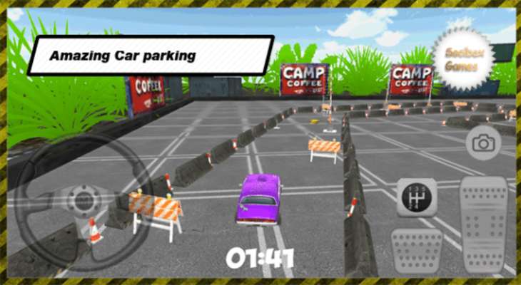 Play Extreme Purple Car Parking 