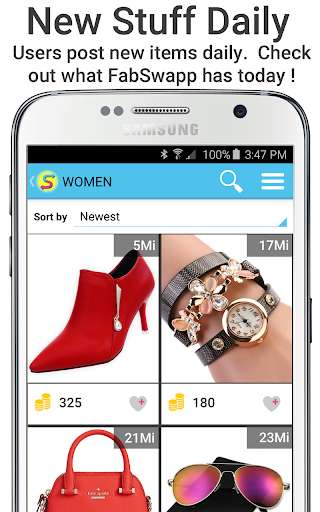 Play APK FabSwapp Get Free Stuff Local  and enjoy FabSwapp Get Free Stuff Local with UptoPlay com.mobiblossom.fabswapp