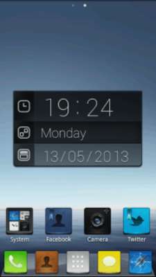 Play FaceTime Clock Widget 