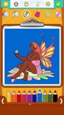 Play Fairy Coloring Pages Play Fairy Coloring Pages