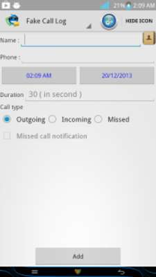 Play Fake Call & SMS & Call Logs 