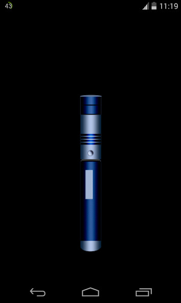 Play fake laser flashlight 