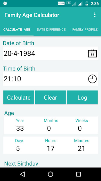 Play Family Age Calculator 