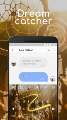 Play Fantasy Dreamcatcher Keyboard Theme for Android 