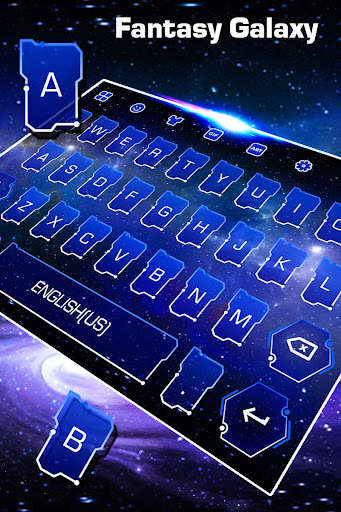 Play Fantasy Galaxy Keyboard Theme 