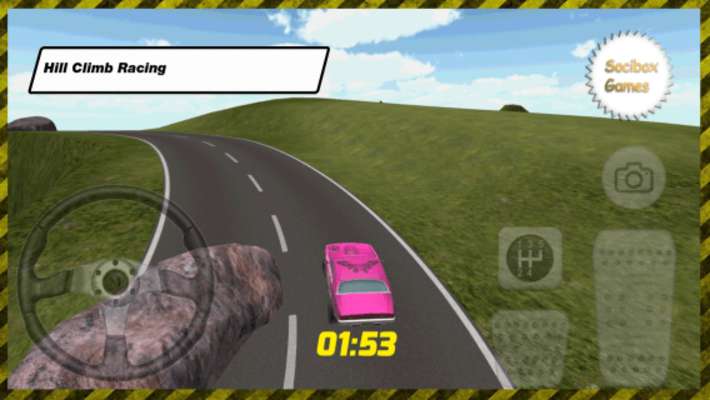 Play Farming Pink Hill climb Racing 