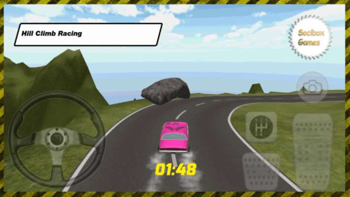 Play Farming Pink Hill climb Racing 