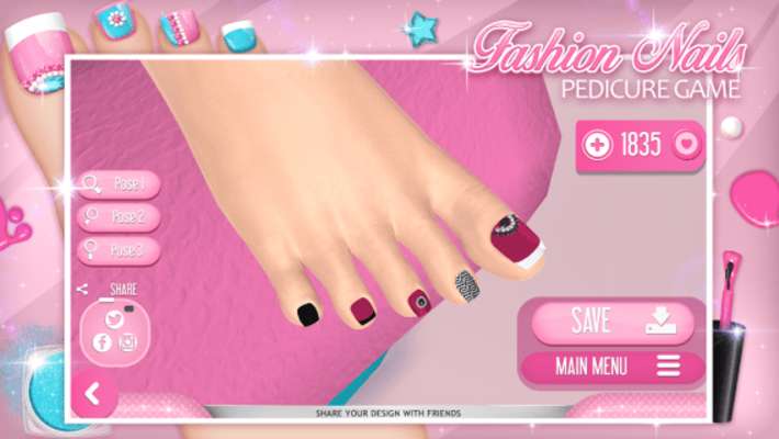 Play Fashion Nails – Pedicure Game 