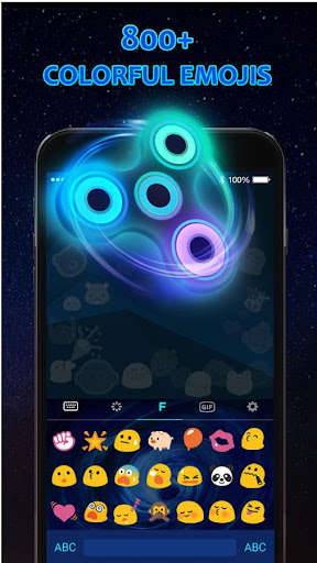 Play Fidget Spinner -Keyboard Theme 