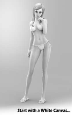 Play Figuromo Dress Doll: Bikini Play Figuromo Dress Doll: Bikini
