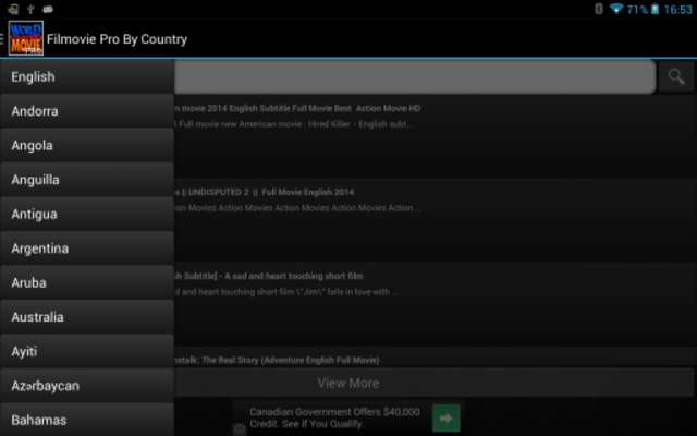 Play Filmovie By Language 