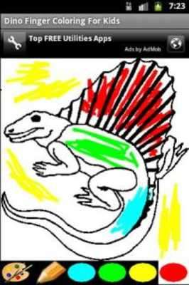 Play Finger Painting - Dinosaur 