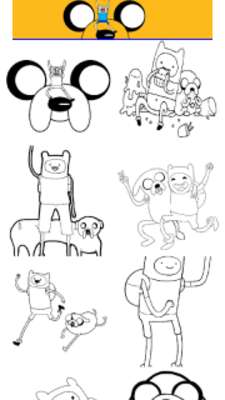 Play Finn and Jake Coloring Play Finn and Jake Coloring