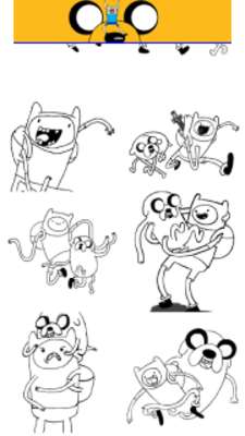 Play Finn and Jake Coloring Play Finn and Jake Coloring