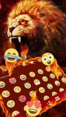 Play Fire lion & Flame Lion Keyboard Theme 