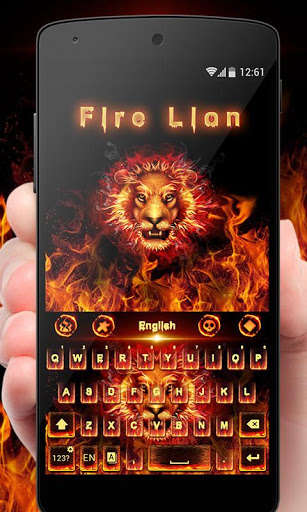 Play APK Fire Lion  GO Keyboard  Theme  and enjoy Fire Lion  GO Keyboard  Theme with UptoPlay com.jb.emoji.gokeyboard
